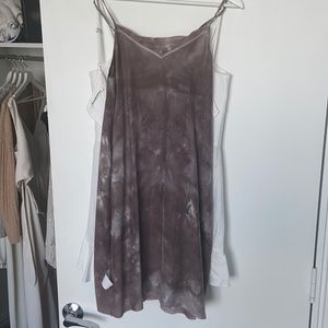 ATM silk slip dress